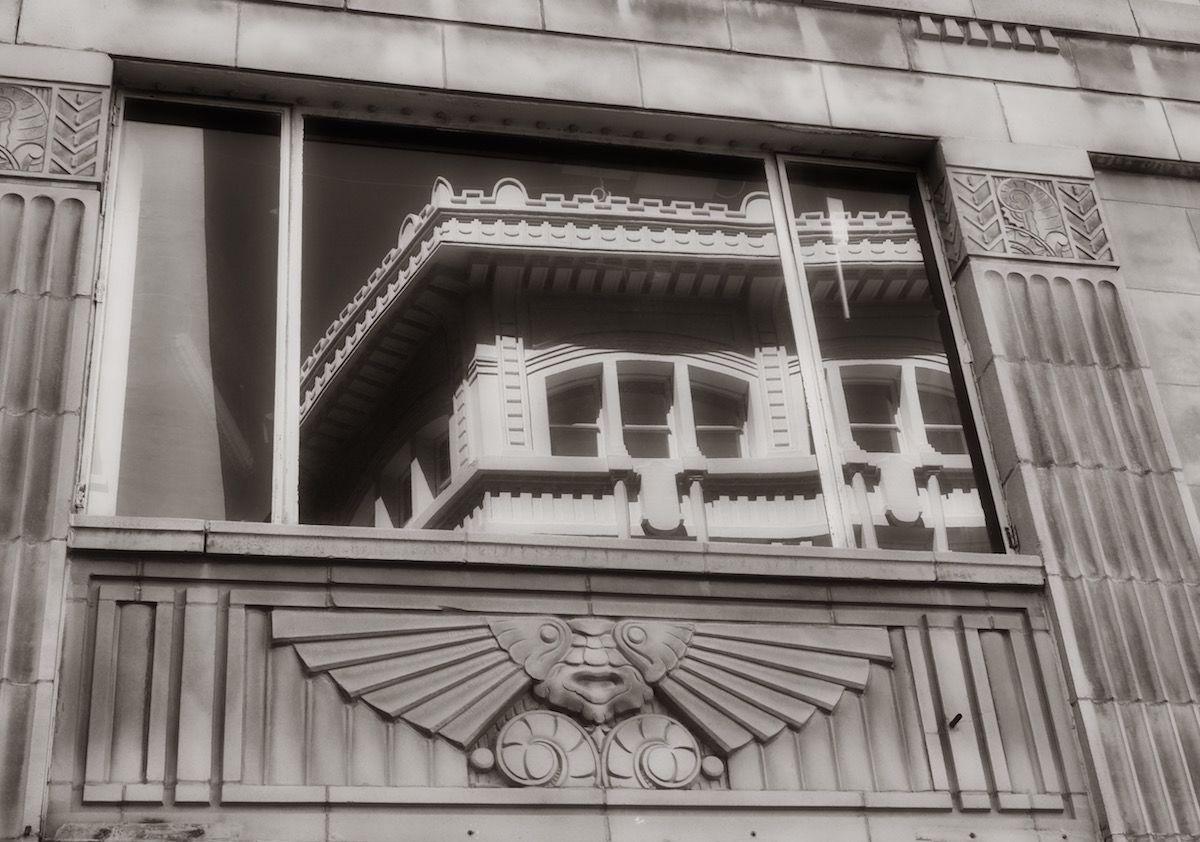 The Plaza Hotel Pioneer Park El Paso Eksteriør bilde Detail of the facade